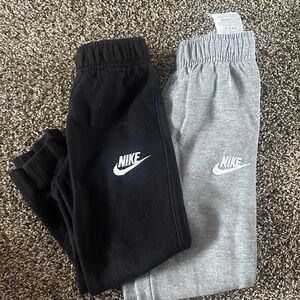 Nike Kids Jogger Pants - Black & Heather Gray